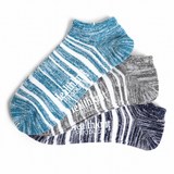 Healthknit(ヘルスニット) メンズ3Pアンクルソックス 182-3234HKP アンクル･ショートソックス