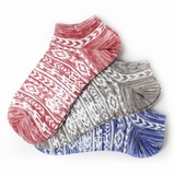 Healthknit(ヘルスニット) メンズ3Pアンクルソックス 182-3190HKP アンクル･ショートソックス