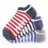 Healthknit(ヘルスニット) メンズ3Pアンクルソックス 182-3193HKP アンクル･ショートソックス