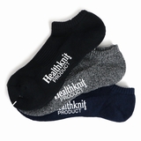 Healthknit(ヘルスニット) メンズ3Pアンクルソックス 182-3227HKP アンクル･ショートソックス