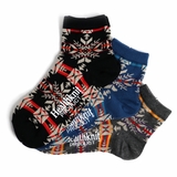 Healthknit(ヘルスニット) メンズ3Pクォーターソックス 182-3233HKP アンクル･ショートソックス