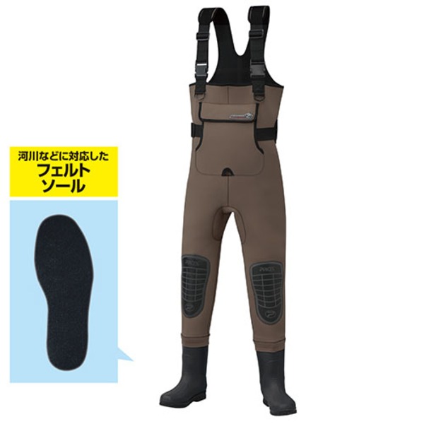 プロックス(PROX) 3Dインナーネオプレンウェダー(フェルト) PX55053L ブーツフット