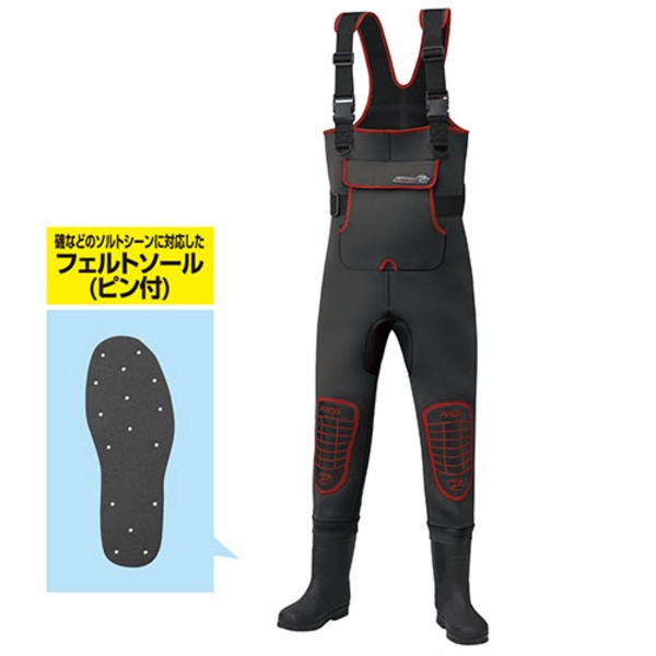 プロックス(PROX) 3Dインナーネオプレンウェダー(フェルトピン付) PX8724L ブーツフット