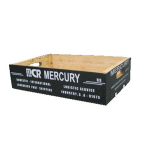 MERCURY(マーキュリー) リサイクルウッドクレート ブラック MEREWCBK