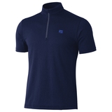 ファイントラック(finetrack) ラミースピンドライ ジップT Men’s FMM0244 【廃】メンズ速乾性半袖シャツ