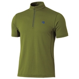 ファイントラック(finetrack) ラミースピンドライ ジップT Men’s FMM0244 【廃】メンズ速乾性半袖シャツ