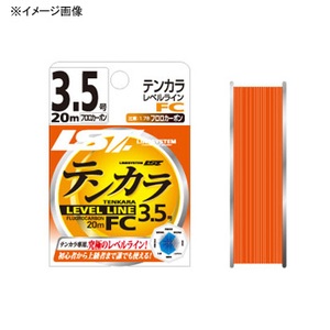 ラインシステム テンカラ レベルライン FC 20m 蛍光オレンジ 2.5号