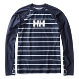 HELLY HANSEN(ヘリーハンセン) L/S Border Rashguard(ボーダー ラッシュガード) HE81712 ラッシュガード(メンズ)