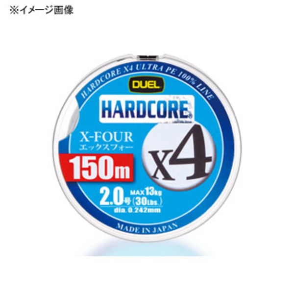 デュエル(DUEL) HARDCORE X4(ハードコア エックスフォー) 150m   オールラウンドPEライン