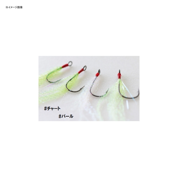 ZAPPU(ザップ) ティンセルフック   ジグ用アシストフック