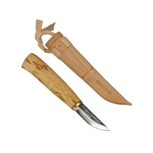 【送料無料】Kauhavan Puukko Paja(カウハヴァンプーッコパヤ) Mout Visa 62 #205 6.2cm ブレード(ナチュラル)×シース(ナチュラル) 27348