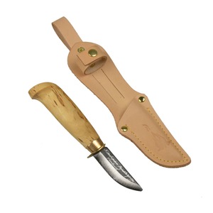 【送料無料】Kauhavan Puukko Paja(カウハヴァンプーッコパヤ) visa tylppa 59 #402 5.9cm ブレード(ナチュラル)×シース(ナチュラル) 27423