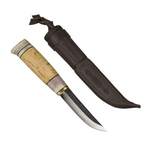 【送料無料】Kauhavan Puukko Paja(カウハヴァンプーッコパヤ) Poronsarvi/visa 95 #606 9.5cm ブレード(ナチュラル)×シース(ブラウン) 27539