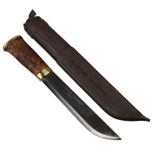 【送料無料】Kauhavan Puukko Paja(カウハヴァンプーッコパヤ) Visa Leuku 210 #1202 21cm ブレード(ブラウン)×シース(ブラウン) 27621