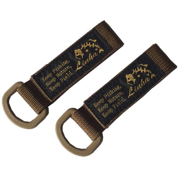 LINHA(リーニア) D-RING SET-B(Dリング セット-B) CL-14 ピンオンリール･キーホルダー･カラビナ