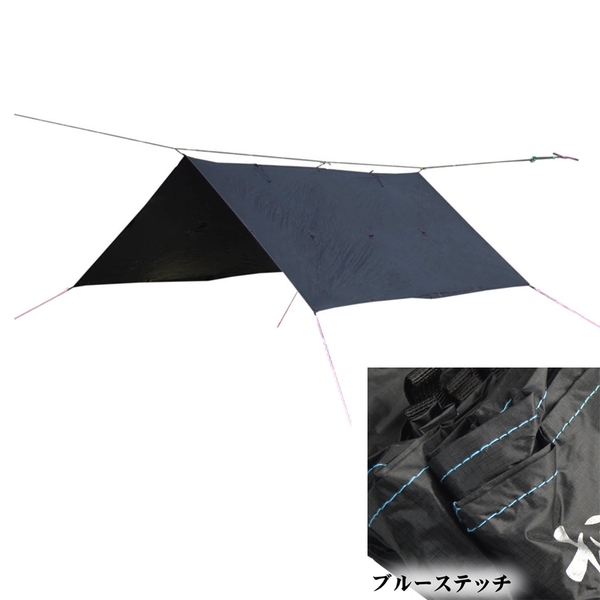 Bush Craft(ブッシュクラフト) ORIGAMI TARP(オリガミタープ) 02-06-tent-0011 ウィング型(ポール:1～2本)