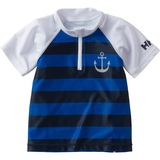 HELLY HANSEN(ヘリーハンセン) HJ81601 K S/S HALF-ZIP Border Rashguard HJ81601 ラッシュガード(キッズ/ベビー)