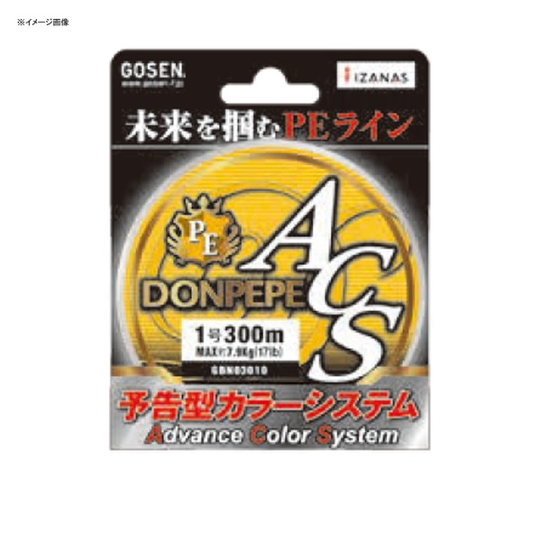 ゴーセン(GOSEN) PE DONPEPE(ドンペペ) ACS 300m GBN03015 オールラウンドPEライン