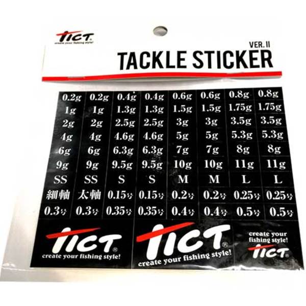 TICT(ティクト) TICT タックルステッカー verII   ステッカー