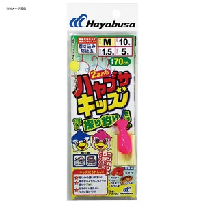 ハヤブサ(Hayabusa) 使いやすい探り釣りセット 2本鈎1セット HA192
