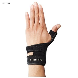 シマノ(SHIMANO) ＧＬ-０５ＬＱ リストサポートグローブ（左手） Ｌ ブラック 538383
