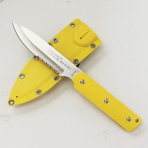 サビナイフ 8 マキリスポーツ 半波 刃長(130mm) イエロー