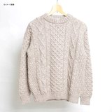 KERRY WOOLLEN MILLS(ケリーウールンミルズ) Aran Cable Crew Neck LITE KW017-006 スウェット･トレーナー･パーカー