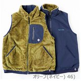 gym master(ジムマスター) ボア×タスロン ベスト G802364 ダウン&中綿ベスト(メンズ)