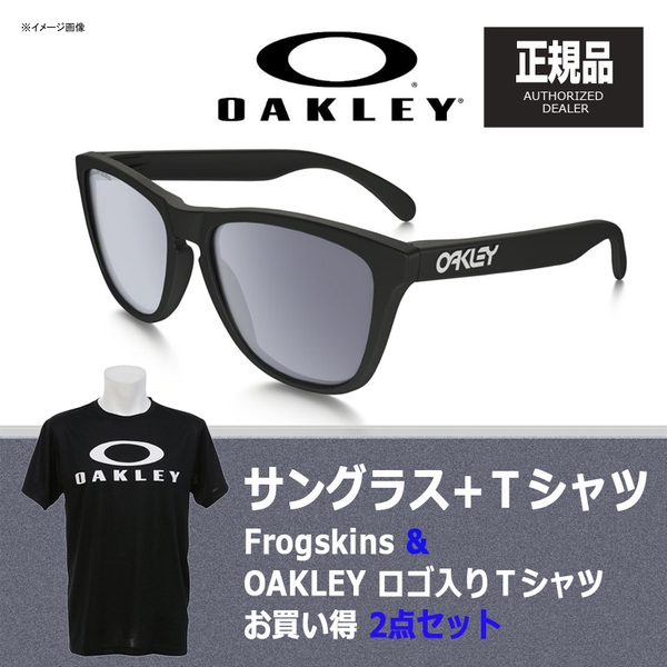 OAKLEY(オークリー) Frogskins(フロッグスキン) + Tシャツ 【お買い得2点セット】   偏光サングラス