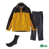 ミズノ(MIZUNO) ベルグテックEXストームセイバーVレインスーツ Men’s+ズレ落ちにくい人気ソックス 超お得セット A2JG4A01+C2JX5W01 レインスーツ