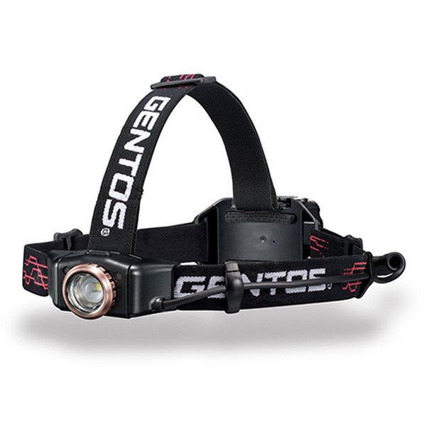 GENTOS(ジェントス) ヘッドライト G シリーズ 最大300ルーメン 充電式/単四乾電池兼用 GH-009RG ヘッドランプ