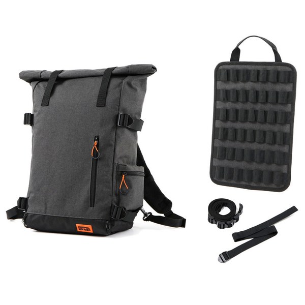 ドッペルギャンガー(DOPPELGANGER) サイドバックパック DBM400-GY サイド&パニアバッグ