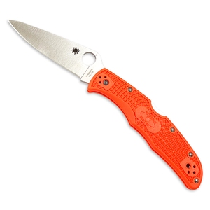 【送料無料】Spyderco(スパイダルコ) エンデューラ4 フルフラットブレード 直刃 オレンジ C10FPOR