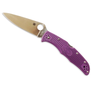 【送料無料】Spyderco(スパイダルコ) エンデューラ4 フルフラットブレード 直刃 パープル C10FPPR