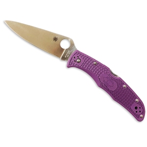 【送料無料】Spyderco(スパイダルコ) エンデューラ４ フルフラットブレード 直刃 パープル C10FPPR