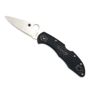 【送料無料】Spyderco(スパイダルコ) デリカ４ フルフラットブレード 直刃 ブラック C11FPBK