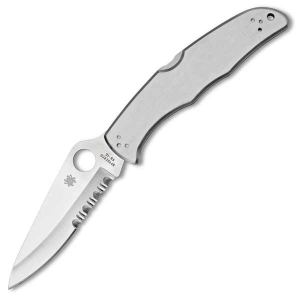Spyderco(スパイダルコ) エンデューラ4 ステンレス 半波刃 C10PS フォールディングナイフ