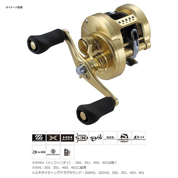 シマノ(SHIMANO) 18 カルカッタコンクエスト 301 L 左巻き 038647