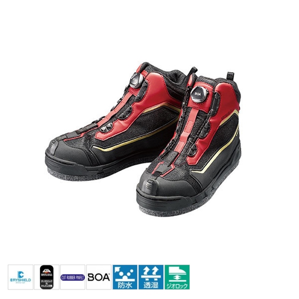 シマノ(SHIMANO) FS-155R ドライシールド ジオロック カットラバーピンフェルトシューズ 568373 フェルトソール