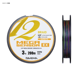ダイワ(Daiwa) UVFメガセンサー12ブレイドEX+Si 200m 07302053 道糸200m以上