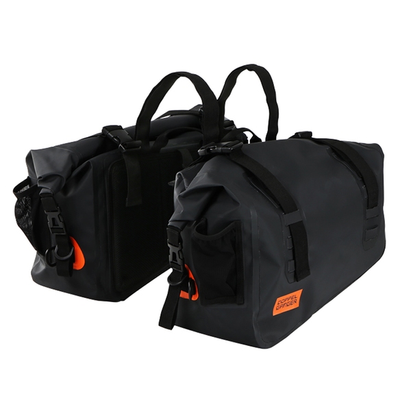 ドッペルギャンガー(DOPPELGANGER) ターポリンサイドバッグ モータサイクル/バイク/シートバッグ DBT393-BK サイドバッグ