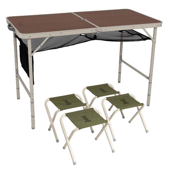 DOD(ディーオーディー) ハッピーテーブルセット TB5-111-BR テーブル･チェアセット