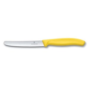 VICTORINOX(ビクトリノックス) 【国内正規品】トマト ベジタブルナイフ イエロー 6.7836.8FCE VICTORINOX(ビクトリノックス) 【国内正規品】トマト ベジタブルナイフ イエロー 6.7836.8FCE