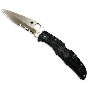 【送料無料】Spyderco(スパイダルコ) エンデューラ４ ＦＲＮ 半波刃 ブラック C10PSBK