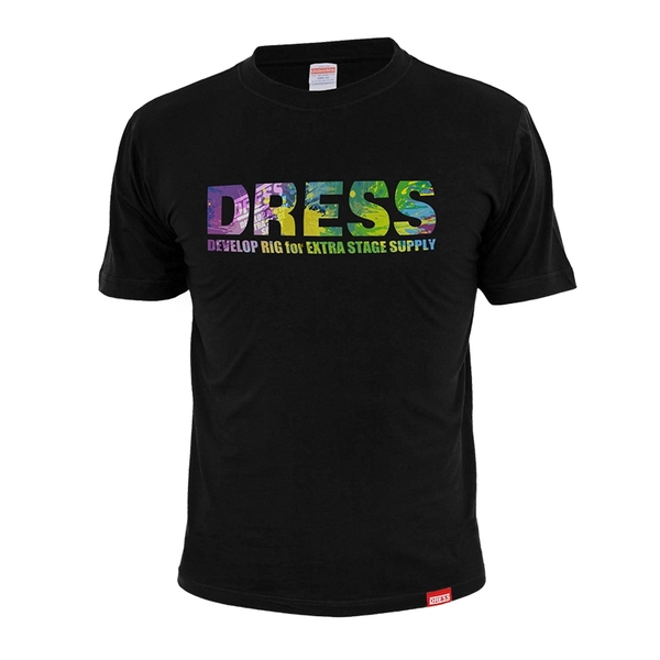 ドレス(DRESS) ペイントロゴ Tシャツ   フィッシングシャツ