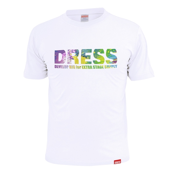 ドレス(DRESS) ペイントロゴ Tシャツ   フィッシングシャツ