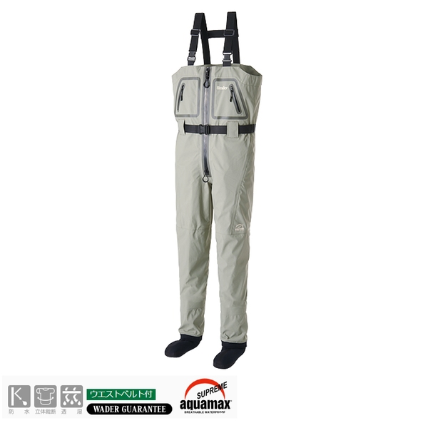 リバレイ(Rivalley) RV アクアマックスZIP チェストハイストッキングウェイダー 5318 チェストハイストッキング