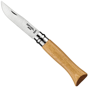 OPINEL(オピネル) ステンレスチール#6 オークウッド 73mm オークウッド 41520