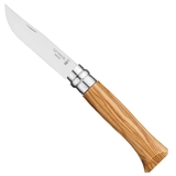 OPINEL(オピネル) ステンレススチール#8 オリーブウッド 41526 フォールディングナイフ