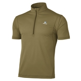 ファイントラック(finetrack) ドラウトフォースジップT Men’s FMM1102-MO-L 半袖シャツ(メンズ)
